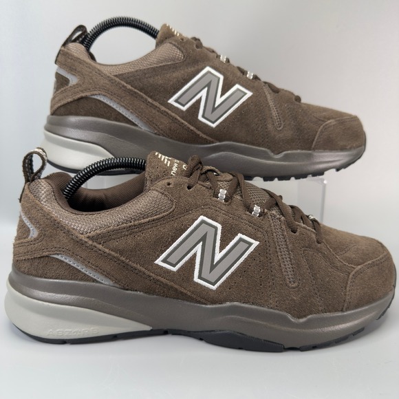 New Balance 608v5 Mens 9 D Walking Shoes Chocolate Brown Suede Lace Up Low Dad - Picture 1 of 16